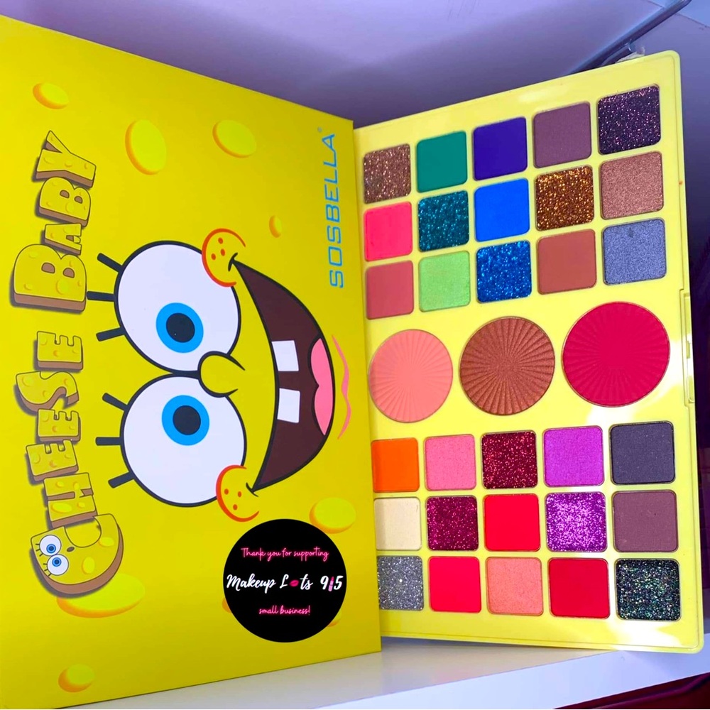 SosBella Cheese Baby Sponge Bob Eyeshadow Palette